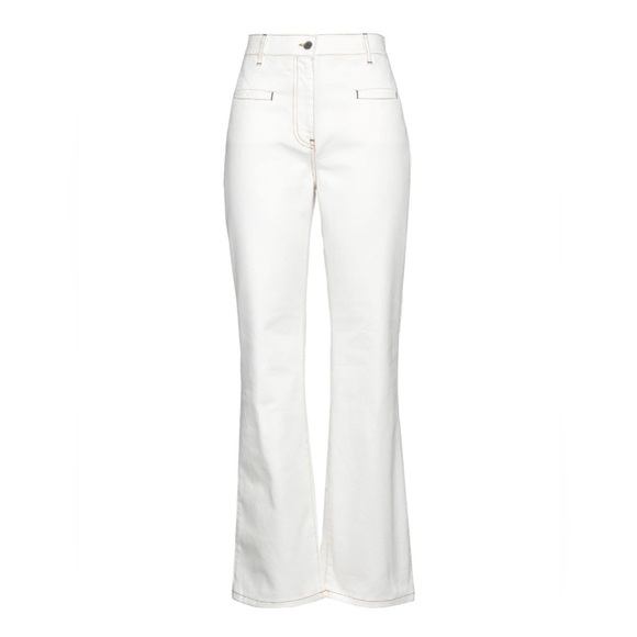JW Anderson Slim Flare Trouser in Off White NWT - Picture 4 of 13